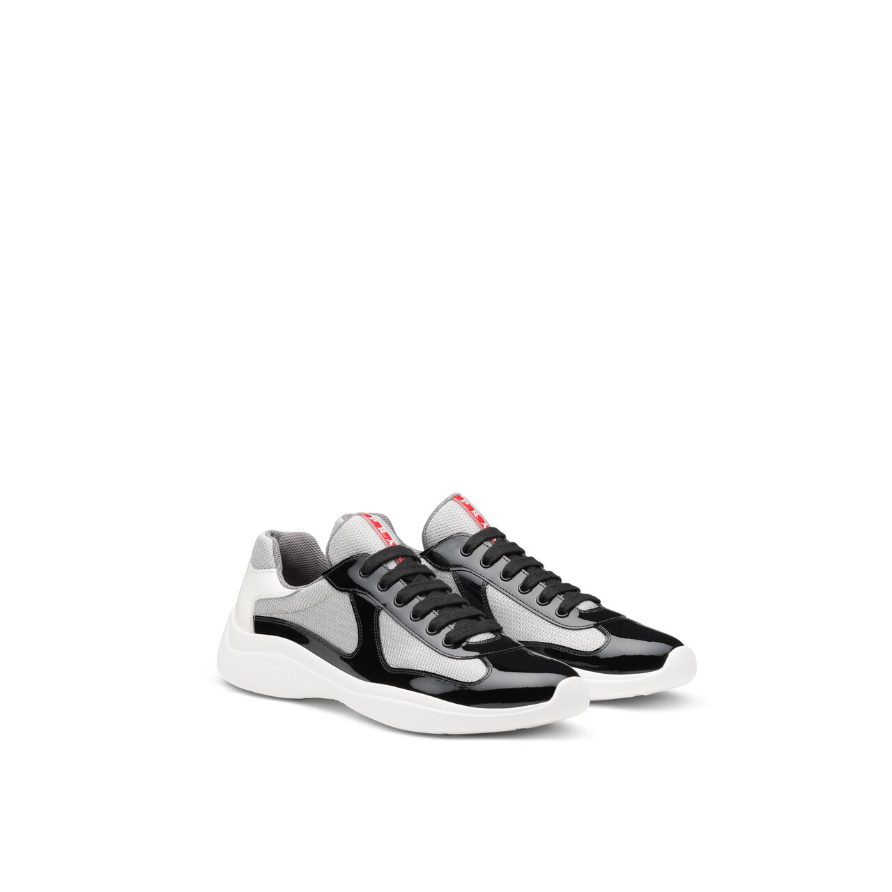 new america's cup leather and technical fabric sneakers
