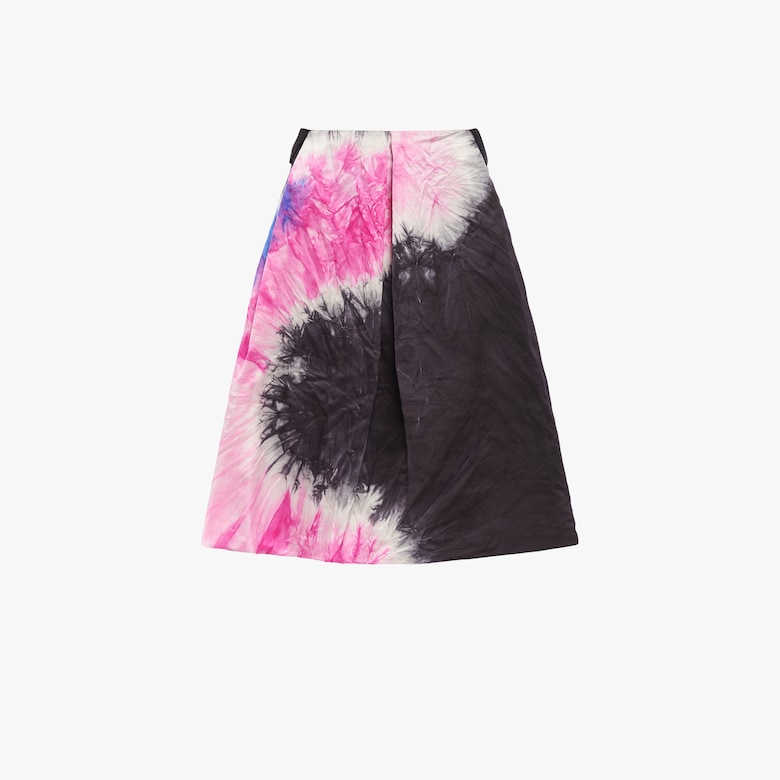 Silk faille skirt