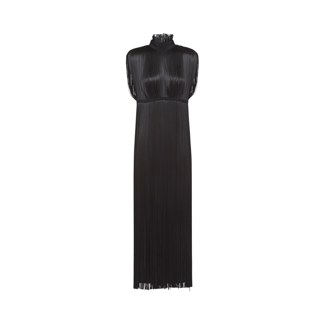 white strapless prada dress