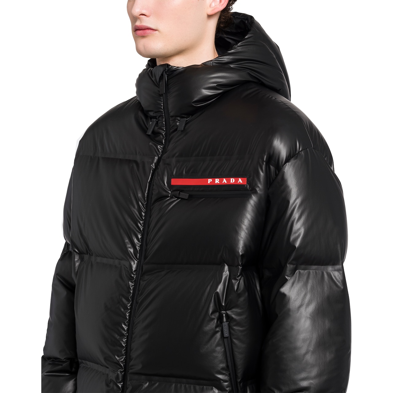 Light Bonded Nylon Puffer Jacket LRHX026 Prada SGB574_1T2Y_F0002_S_202