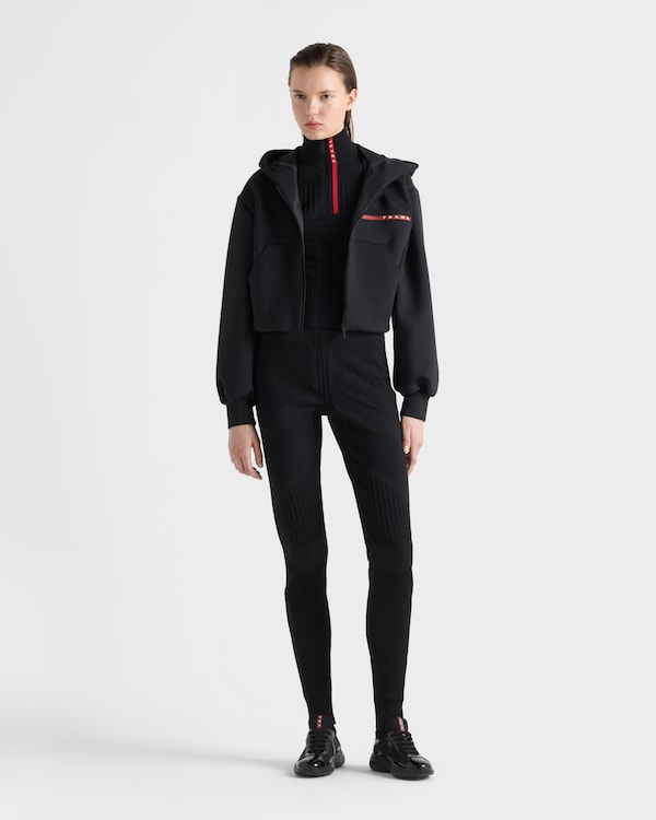 Re-Nylon turtleneck sweater - Black Re-Nylon turtleneck sweater - Black