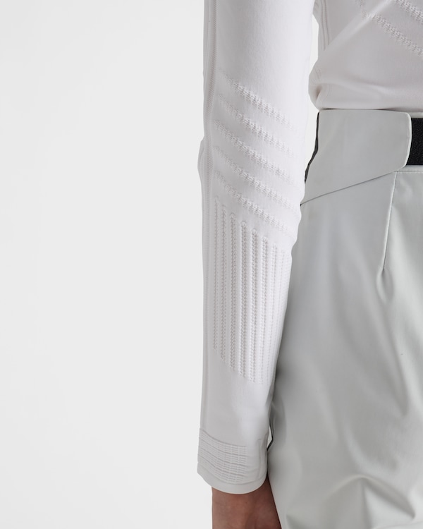 Re-Nylon turtleneck sweater - White Re-Nylon turtleneck sweater - White