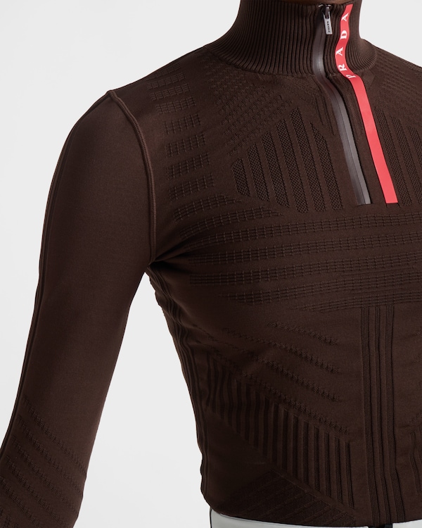 Re-Nylon turtleneck sweater - Cocoa Brown Re-Nylon turtleneck sweater - Cocoa Brown