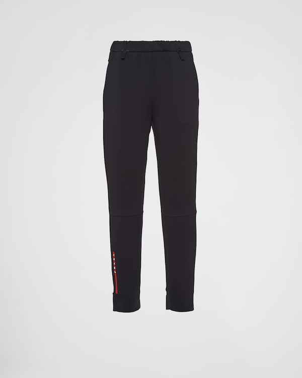 パンツ PRADA SS24 Black cotton joggers (132395SOOO13YG F0002) Black Silk and Nylon Jogging Pants - Prada - Men | WE IN STYLE