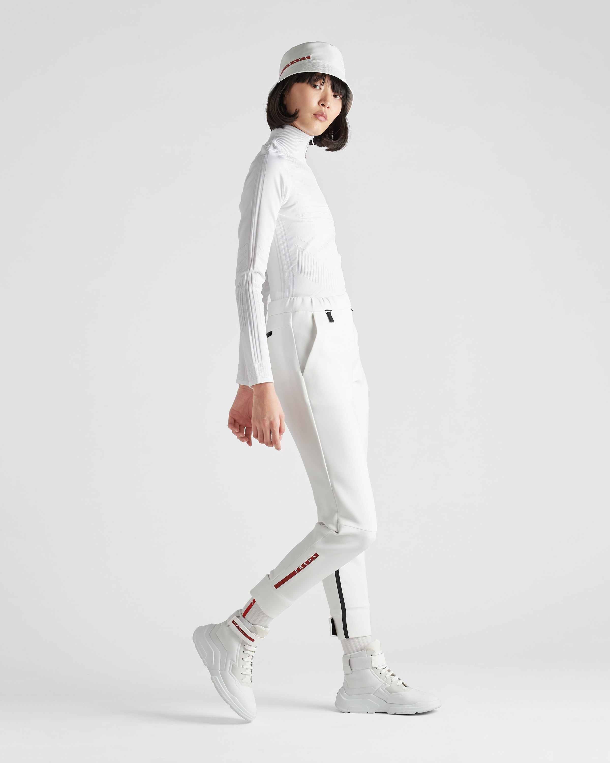White prada tracksuit hotsell