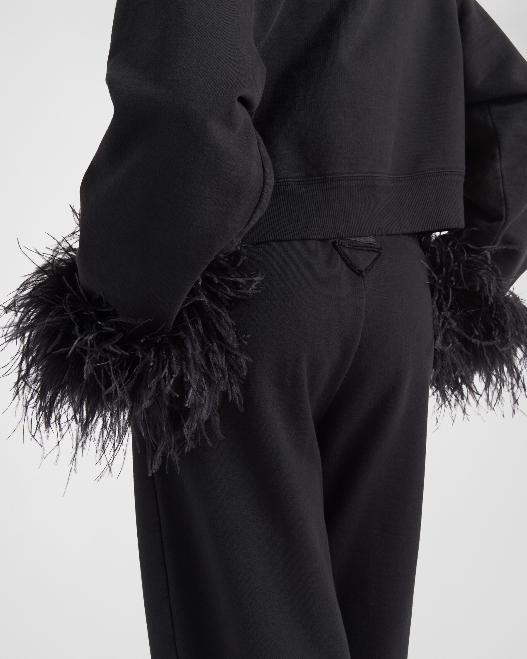 Prada Women Grey Cashmere Joggers