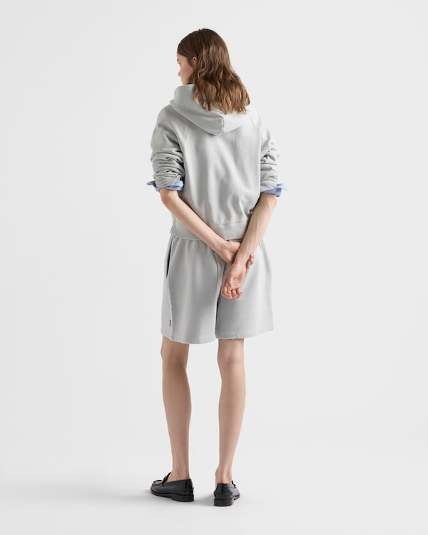 Cotton fleece shorts - Marble Gray Cotton fleece shorts - Marble Gray