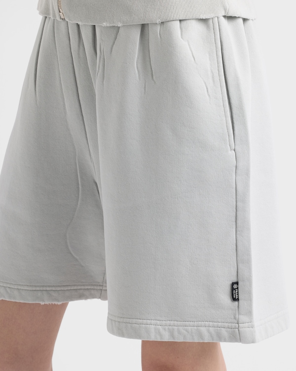 Cotton fleece shorts - Marble Gray Cotton fleece shorts - Marble Gray