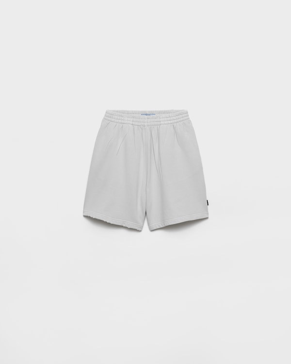 Cotton fleece shorts - Marble Gray Cotton fleece shorts - Marble Gray