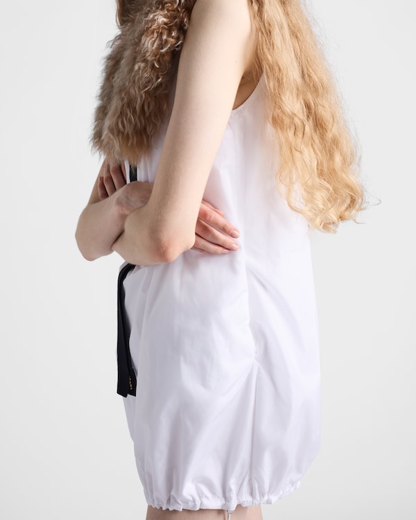 Reversible cotton jersey and Re-Nylon mini-dress Reversible cotton jersey and Re-Nylon mini-dress