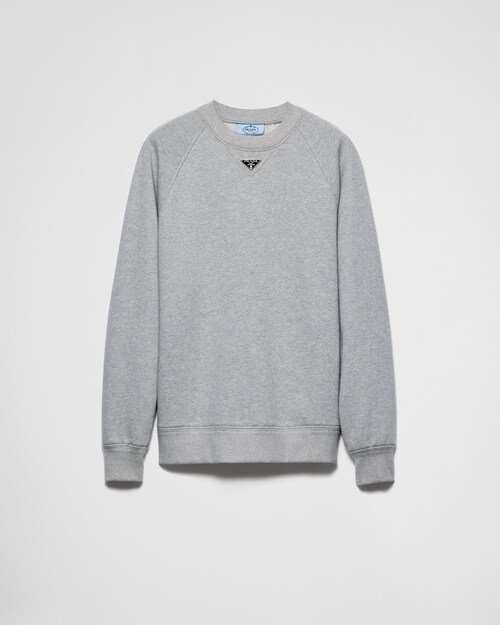Prada Long-sleeved cotton sweatshirt 1