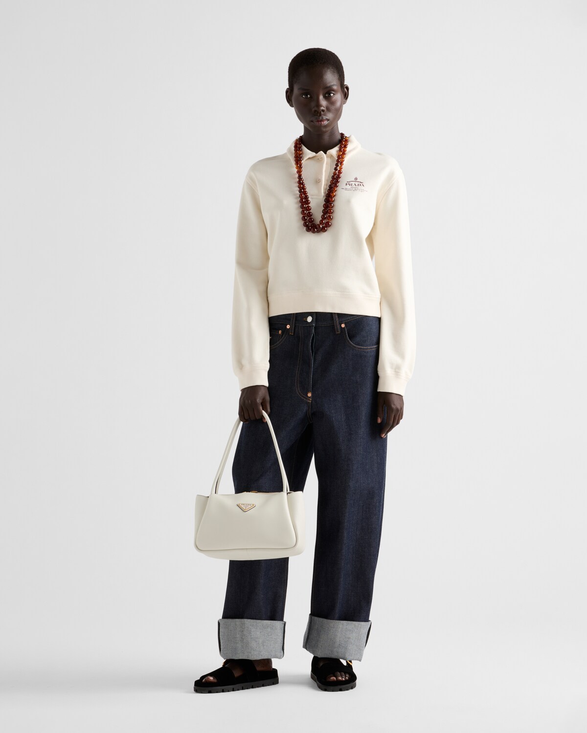 PRADA 25S POLO SWEATER 505