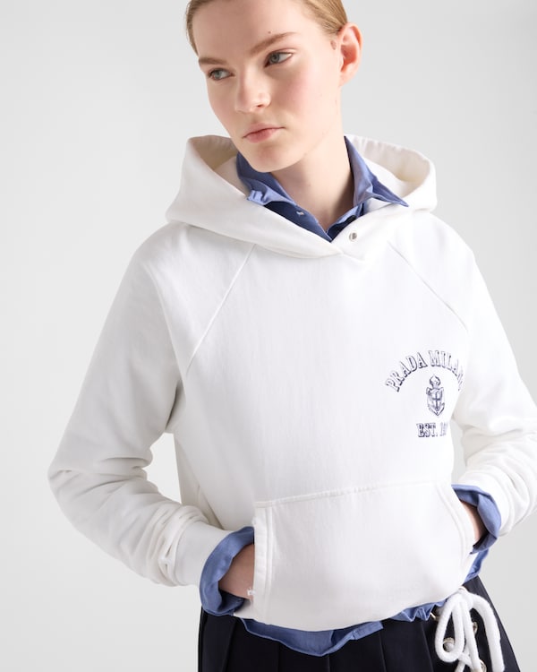 Cotton fleece hoodie Cotton fleece hoodie