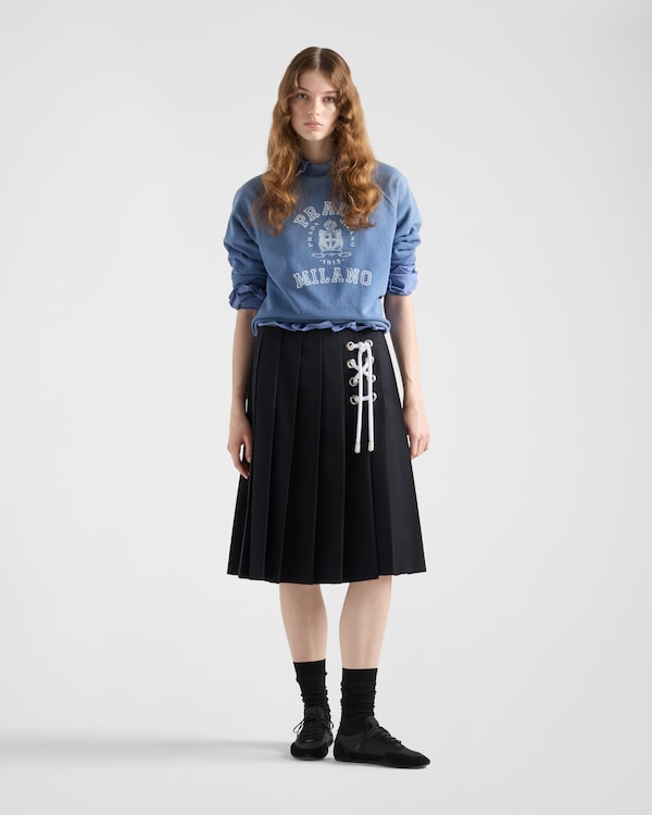 Cotton crew-neck sweatshirt Cotton crew-neck sweatshirt