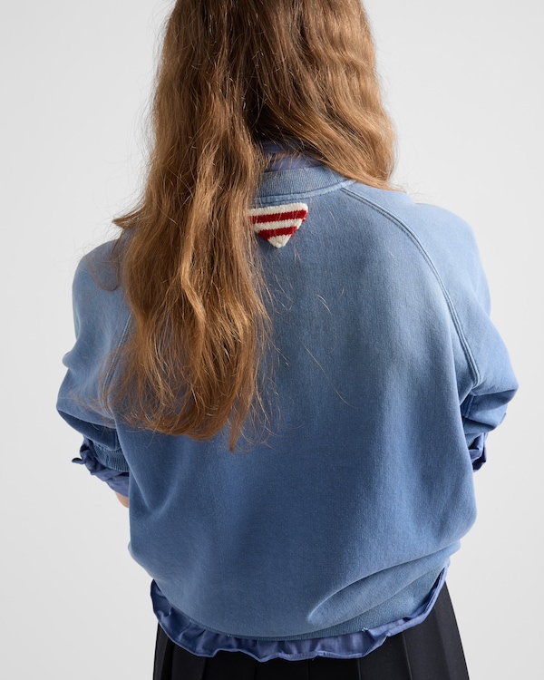 Cotton crew-neck sweatshirt Cotton crew-neck sweatshirt