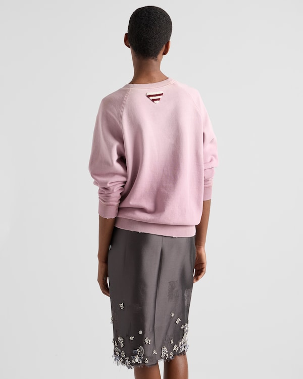 Cotton crew-neck sweatshirt Cotton crew-neck sweatshirt