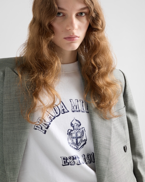 Cotton crew-neck sweatshirt Cotton crew-neck sweatshirt