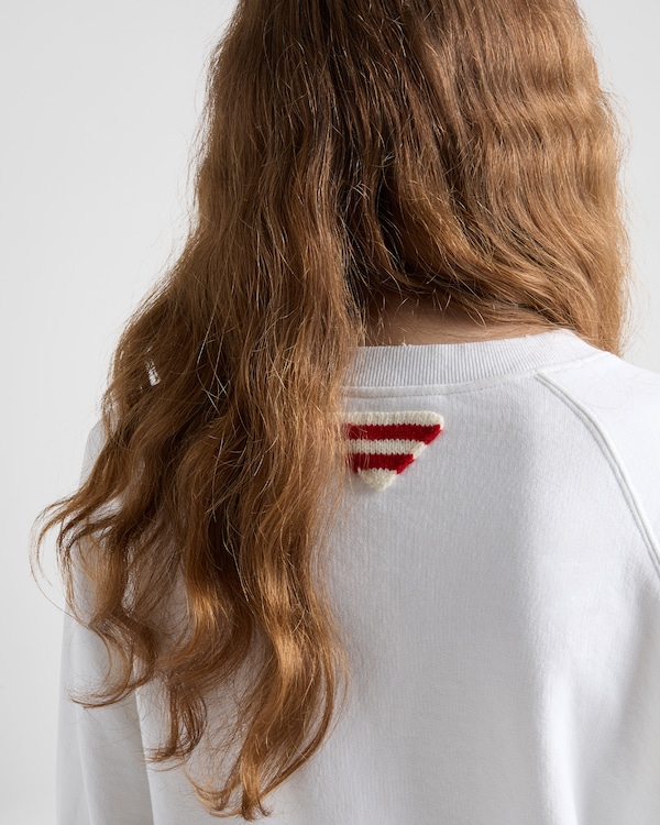 Cotton crew-neck sweatshirt Cotton crew-neck sweatshirt