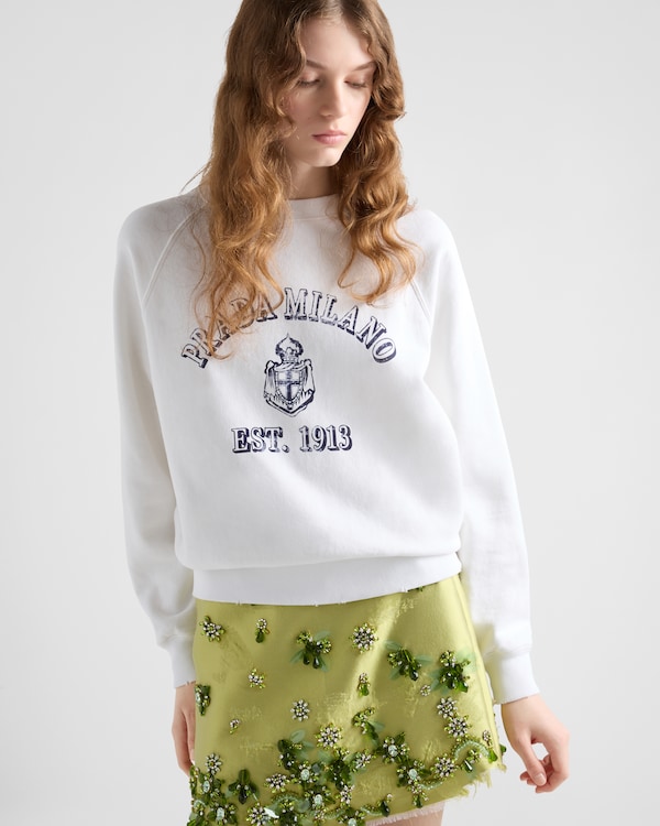 Cotton crew-neck sweatshirt Cotton crew-neck sweatshirt