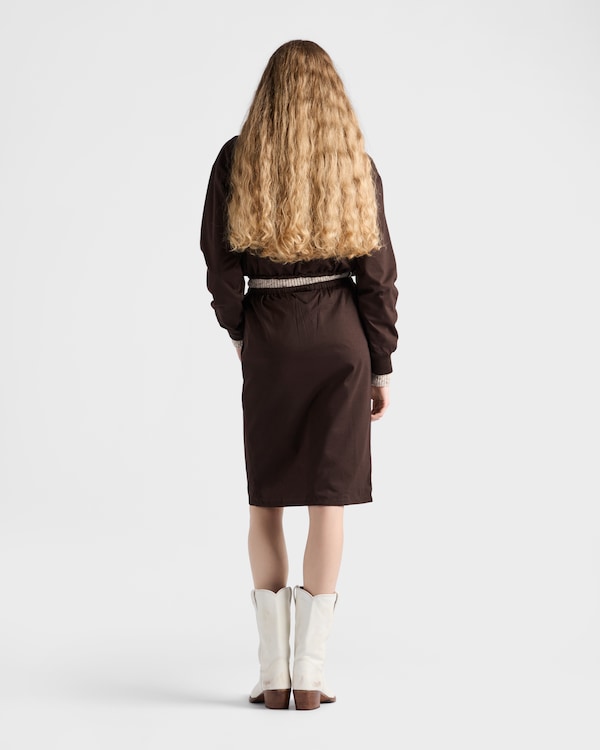 リバーシブルコットンジャージーx Re-Nylon フーディー リバーシブルコットンジャージーx Re-Nylon フーディー