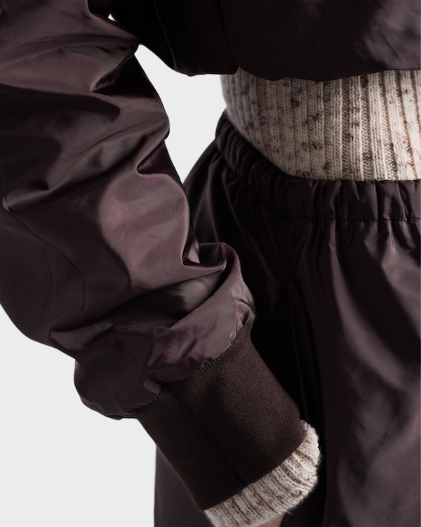 リバーシブルコットンジャージーx Re-Nylon フーディー リバーシブルコットンジャージーx Re-Nylon フーディー