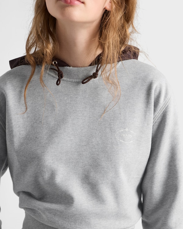 Cotton crew-neck sweatshirt Cotton crew-neck sweatshirt