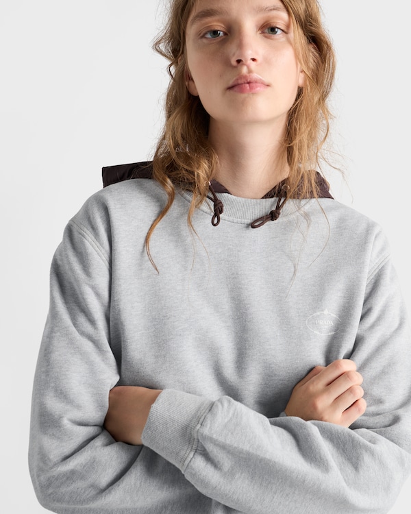 Cotton crew-neck sweatshirt Cotton crew-neck sweatshirt
