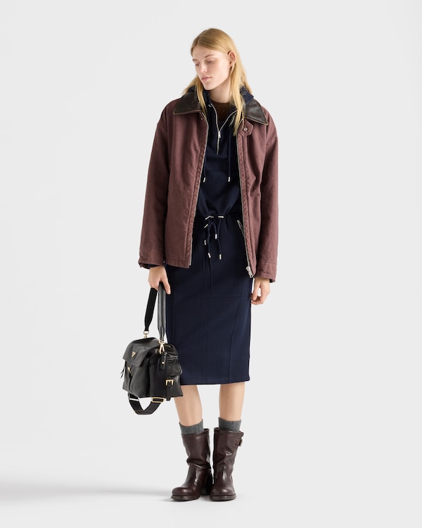 フリースxジャージー フーディー フリースxジャージー フーディー