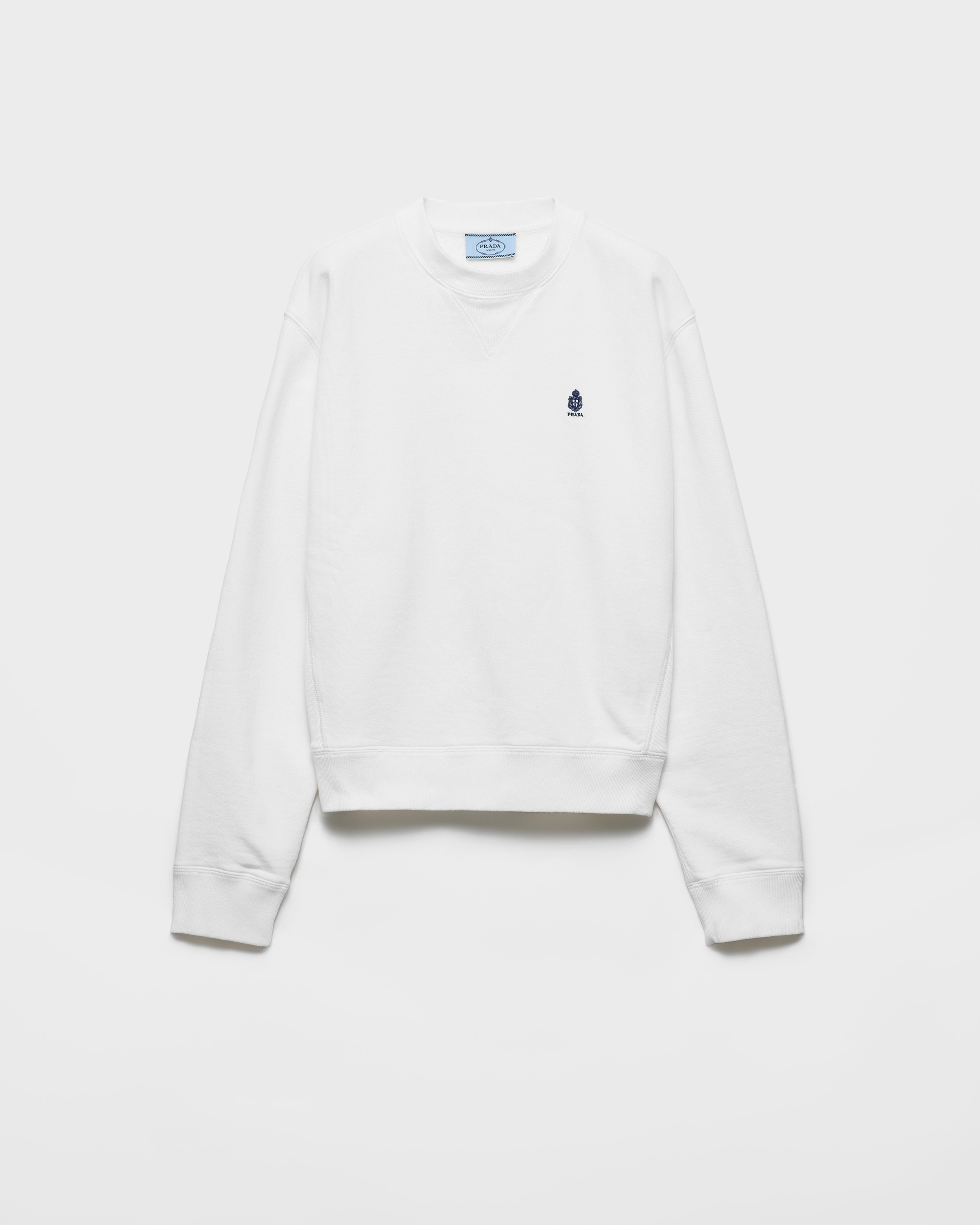 Prada Crew-neck cotton sweatshirt