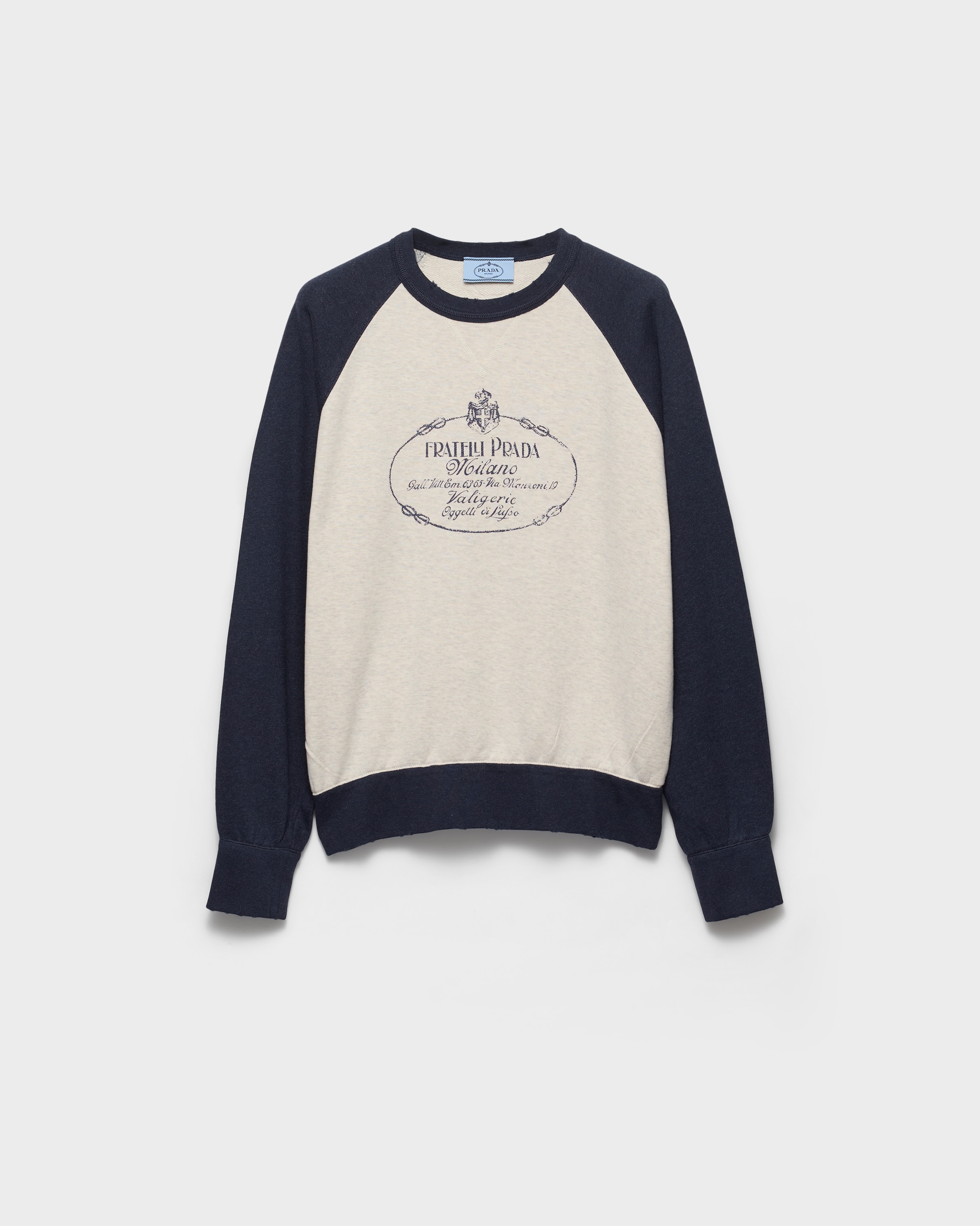 Prada Cotton crew-neck sweatshirt