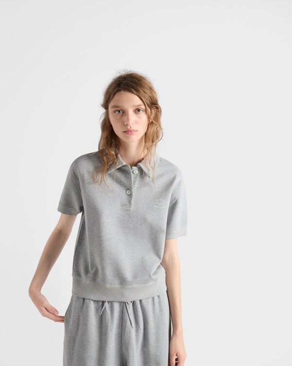 棉质抓绒Polo衫 棉质抓绒Polo衫