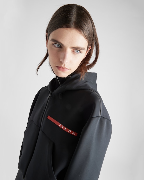 Double jersey sweatshirt - Black Double jersey sweatshirt - Black