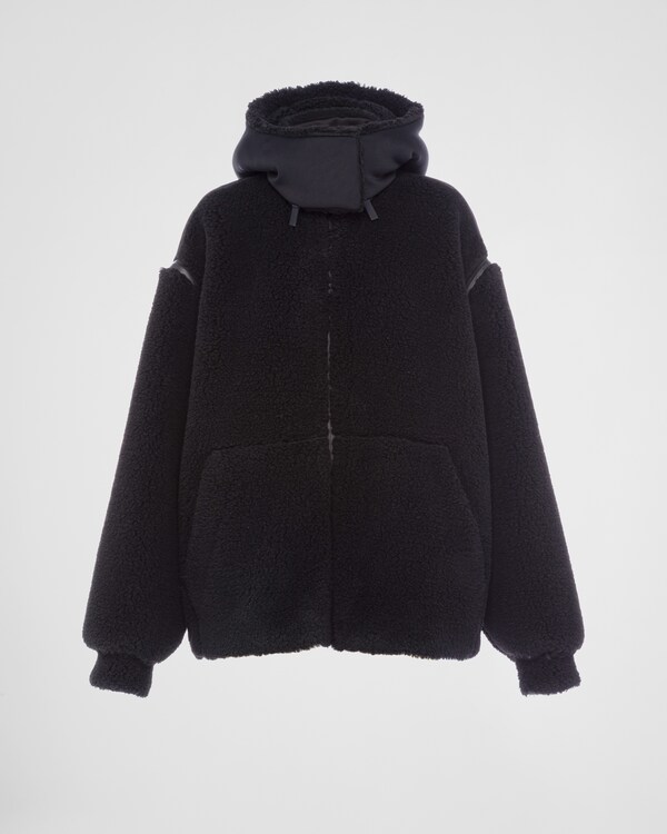 Prada Blue Recycled Polyamide Shell Jacket main image 0