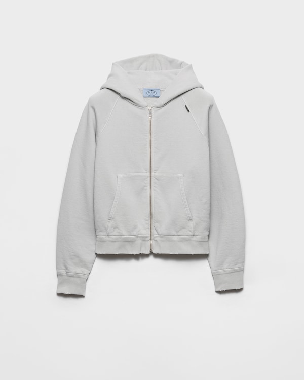 Cotton hoodie jacket - Marble Gray Cotton hoodie jacket - Marble Gray