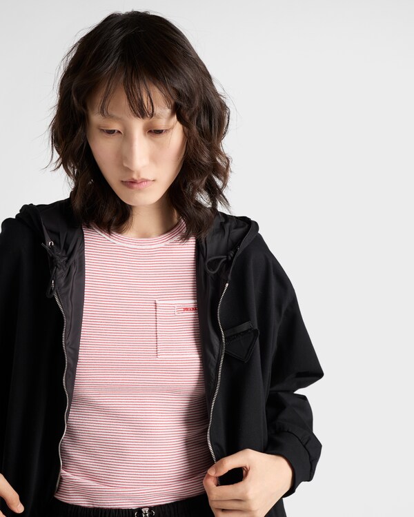 Reversible jersey hoodie Reversible jersey hoodie