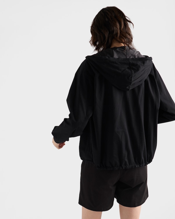 Reversible jersey hoodie Reversible jersey hoodie