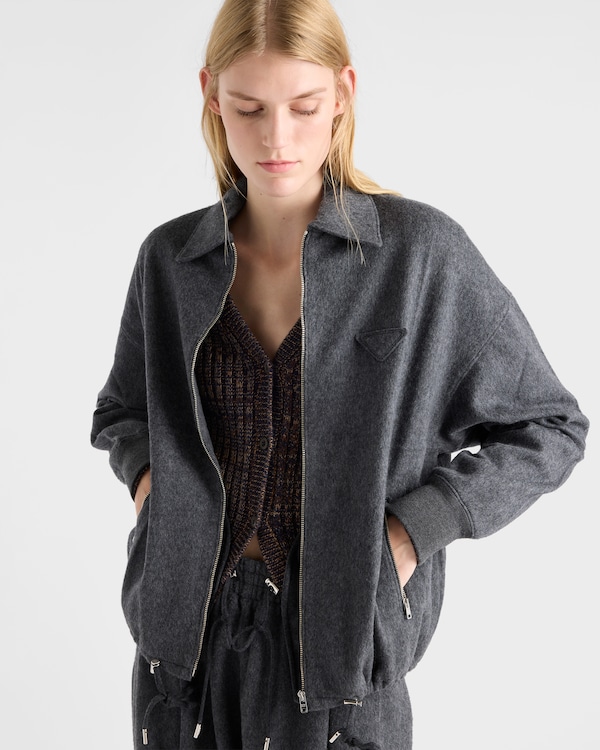 Jersey blouson jacket - Slate Gray Jersey blouson jacket - Slate Gray