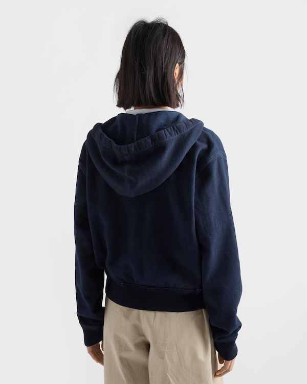 Cotton hoodie jacket - Navy Cotton hoodie jacket - Navy