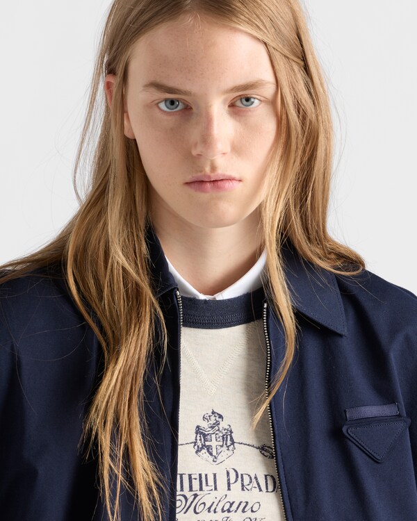 Reversible jersey blouson jacket - Navy Reversible jersey blouson jacket - Navy