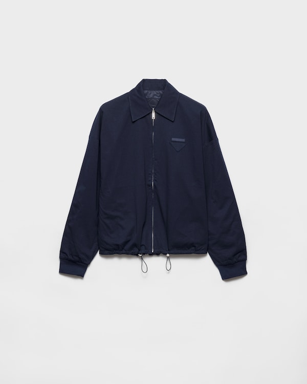 Reversible jersey blouson jacket - Navy Reversible jersey blouson jacket - Navy
