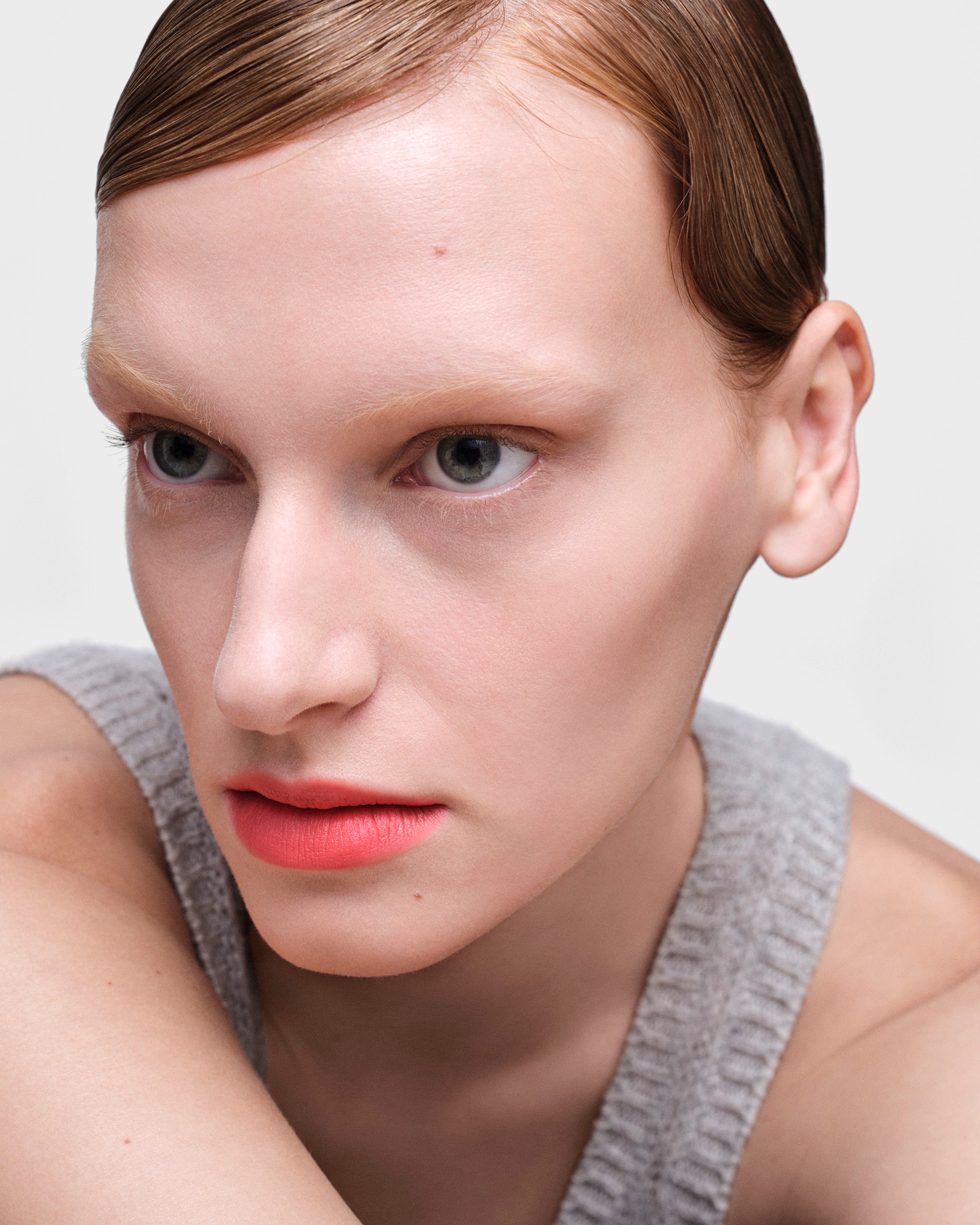 O176 - Nacarat Prada Monochrome Soft Matte Lipstick - O176