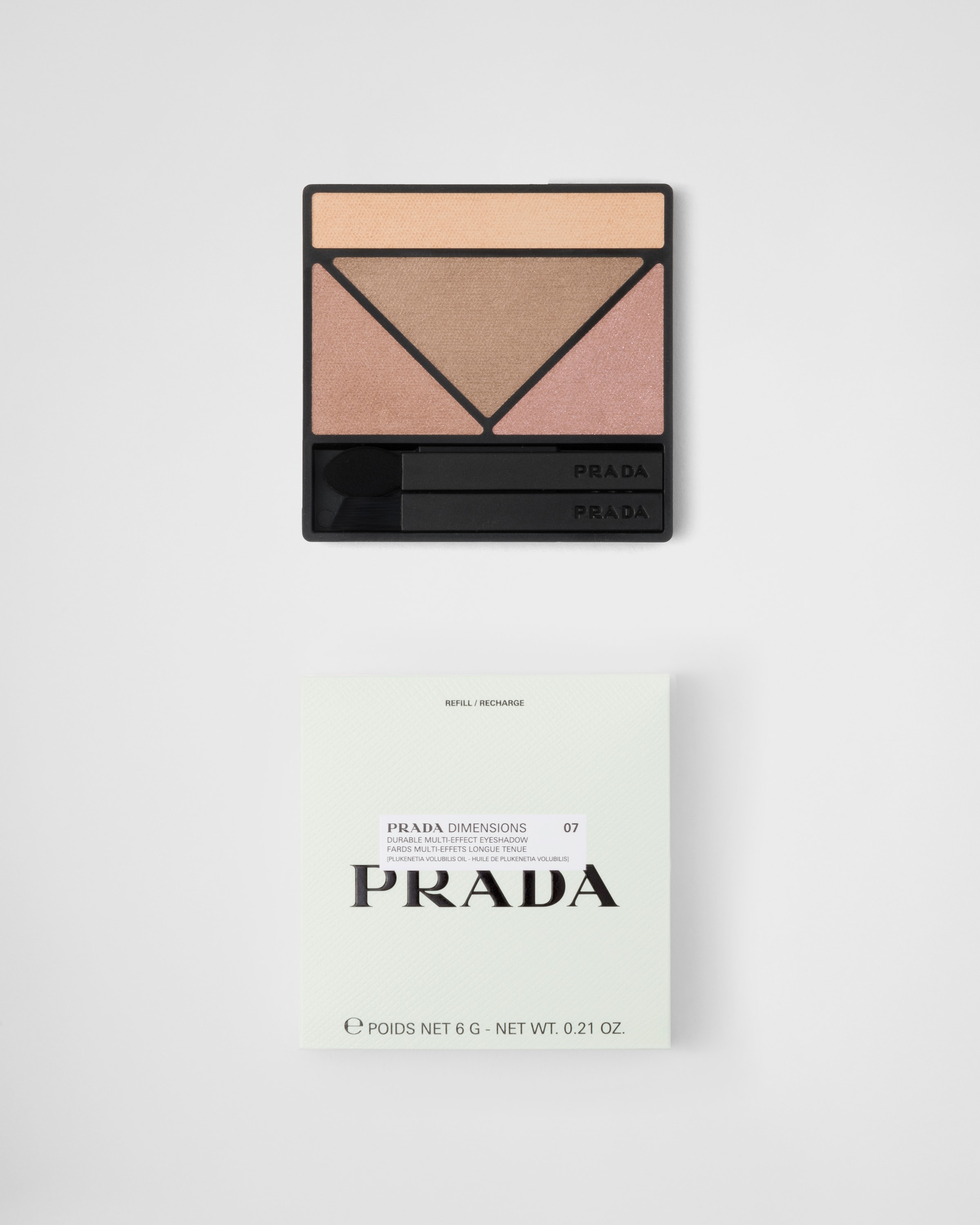 07 - PEONY Prada Dimensions Holo Nude Eye Palette Refill