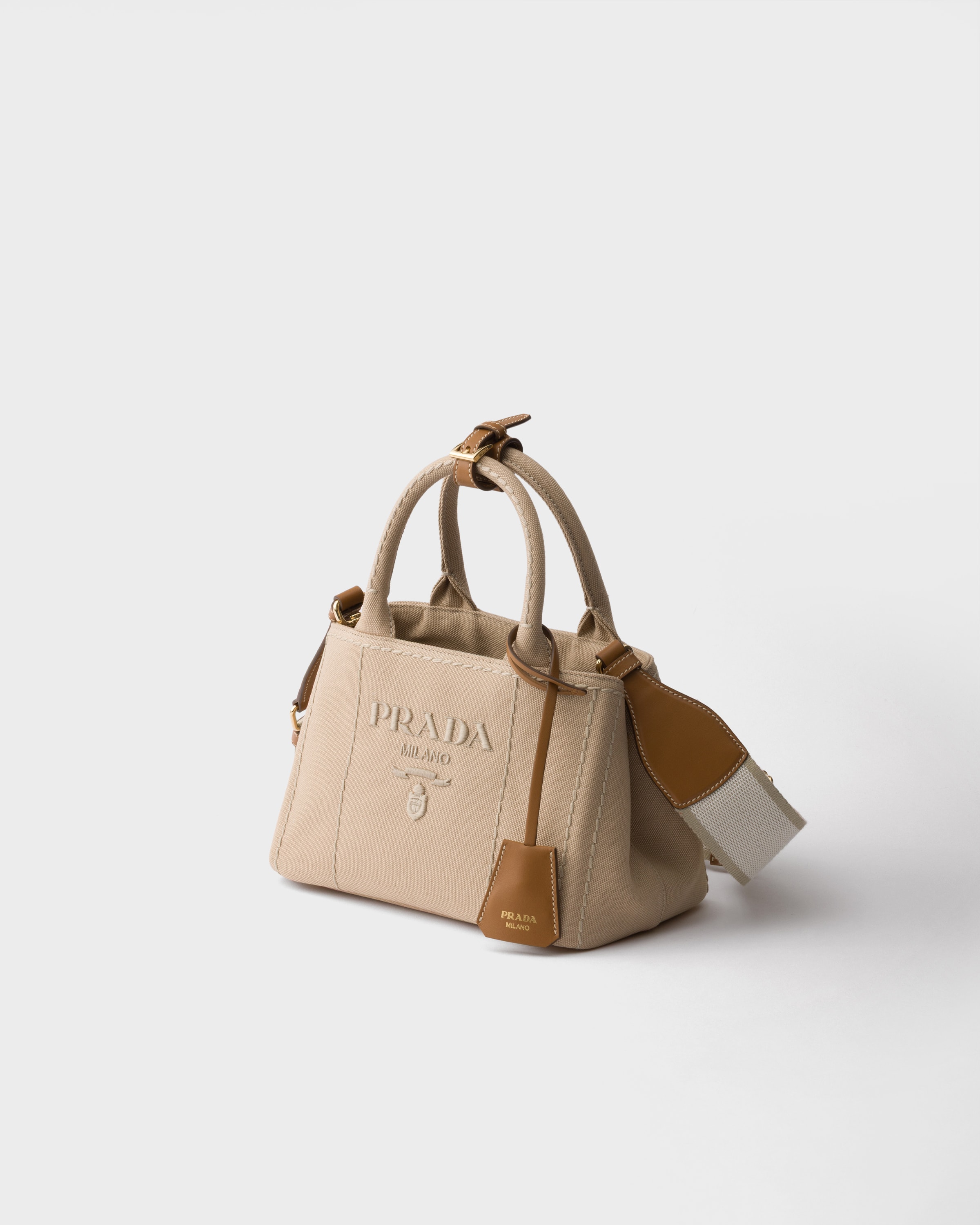 Cord Prada Jardinière cotton canvas mini-bag | PRADA - United States