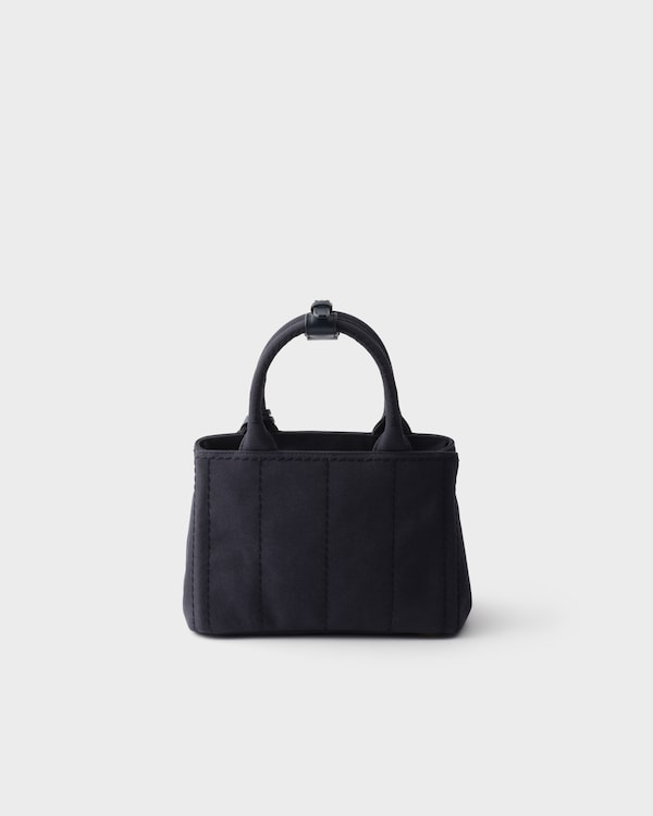 Prada Jardinière cotton canvas mini-bag - Baltic Blue Prada Jardinière cotton canvas mini-bag - Baltic Blue