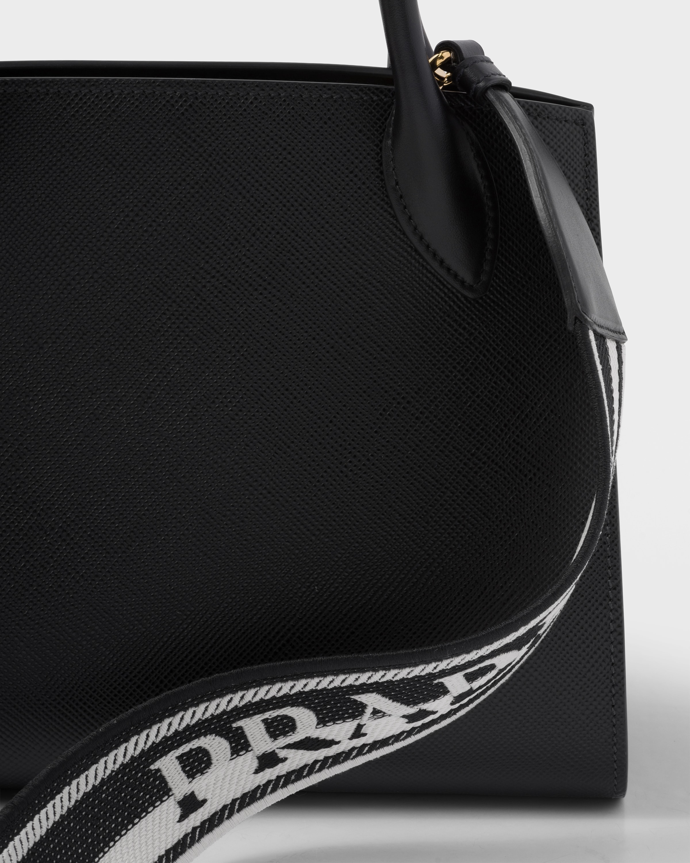 Prada small monochrome crossbody store bag