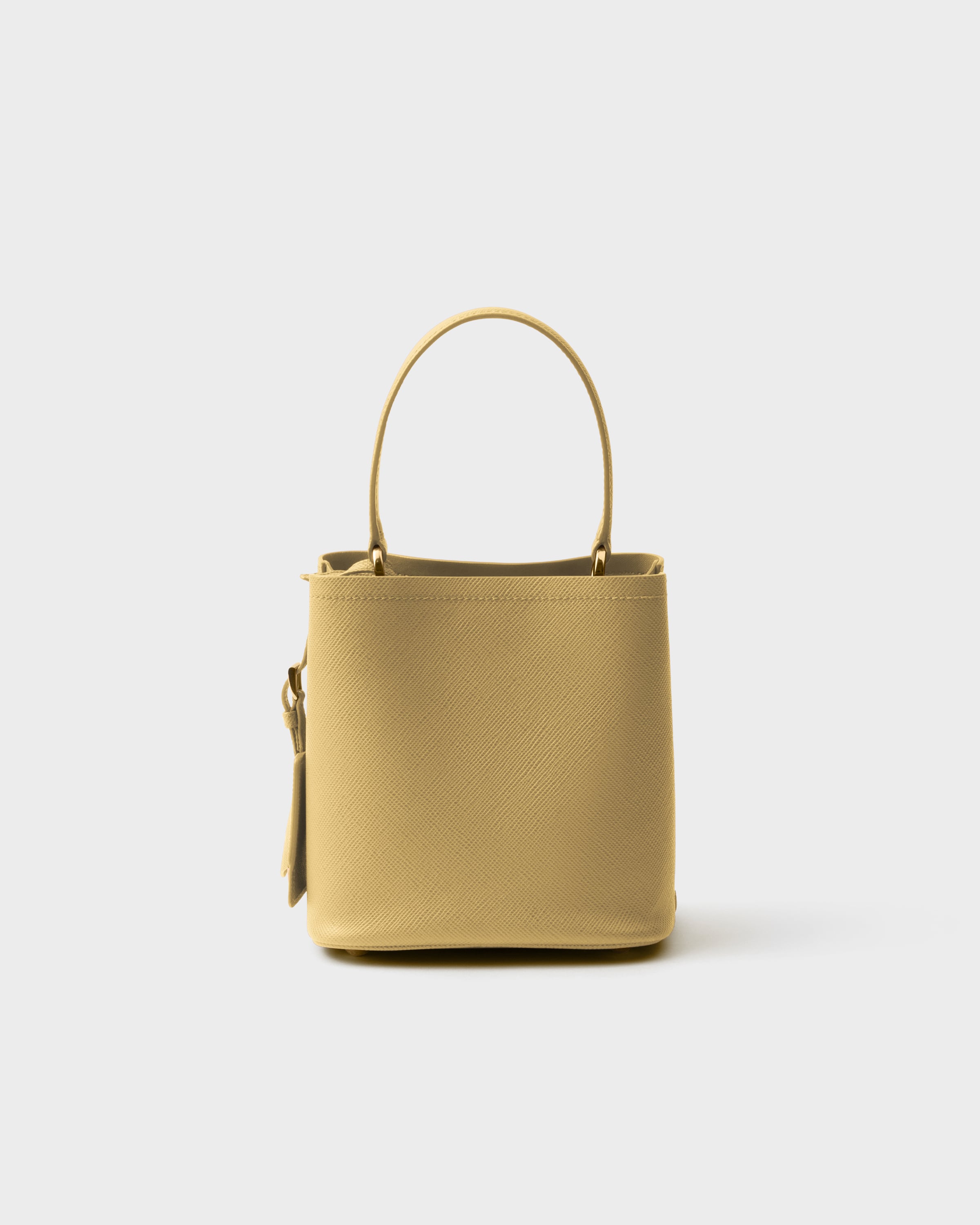 Vanilla Prada Panier Mini Saffiano Leather Bag | PRADA - United States