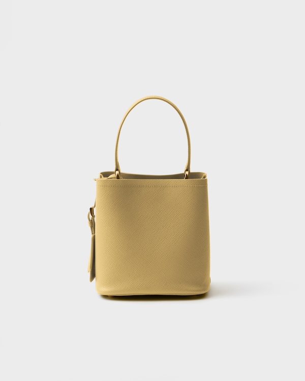 Prada Panier mini Saffiano leather bag - Vanilla Prada Panier mini Saffiano leather bag - Vanilla