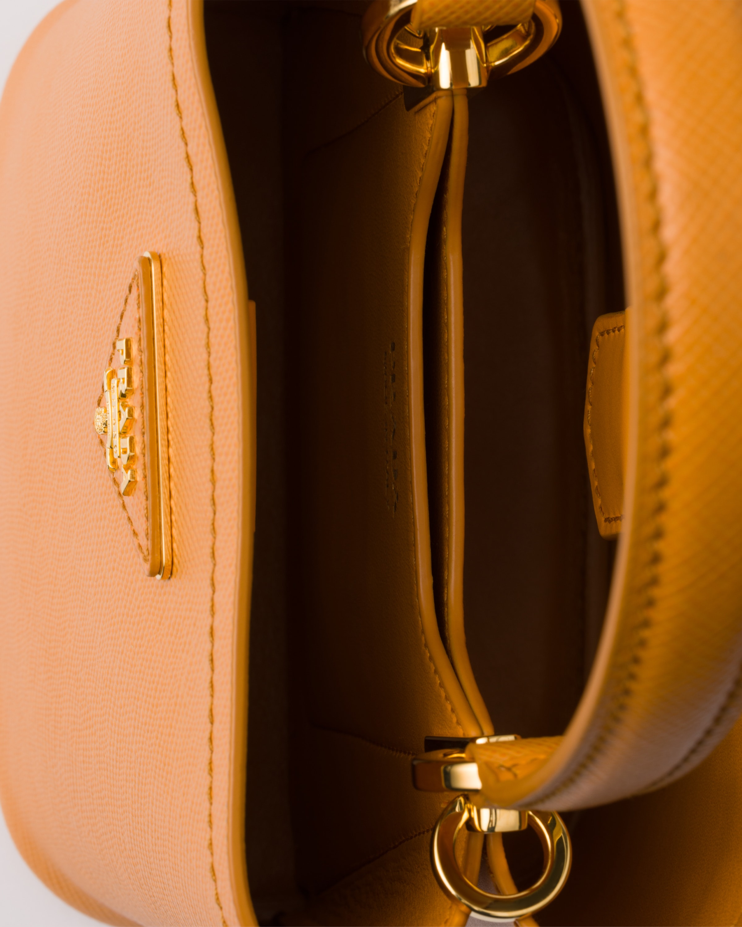 Amber Prada Panier Mini Saffiano Leather Bag | PRADA - Turkey
