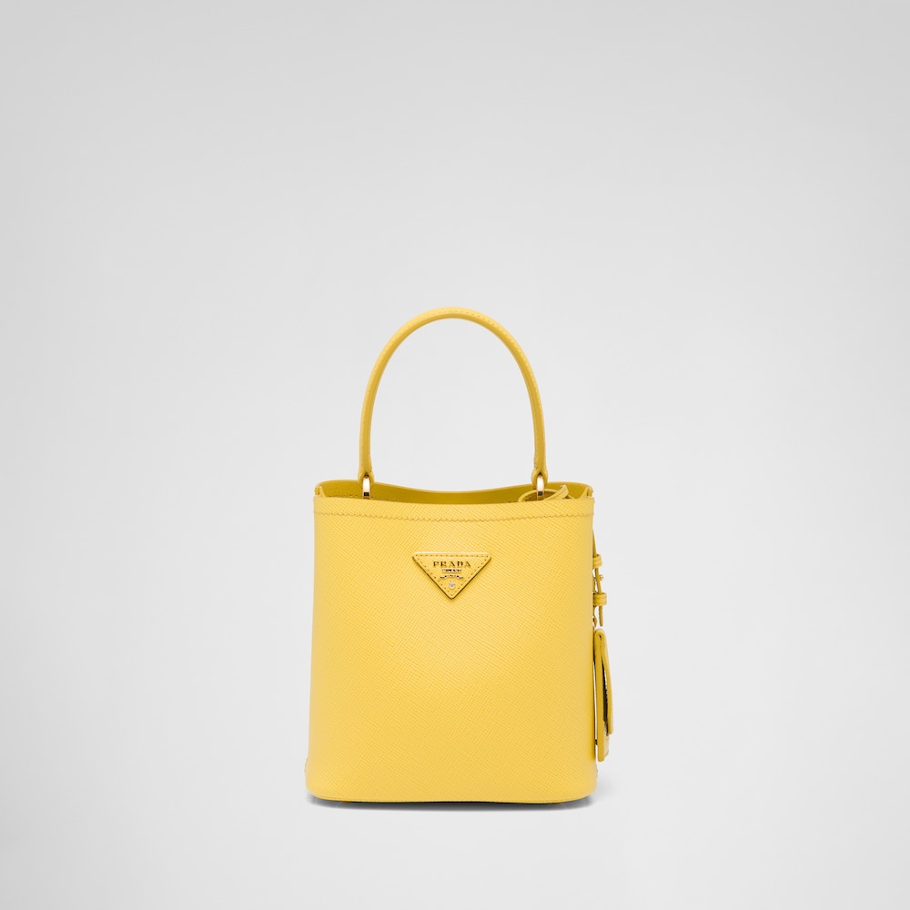 Prada Small Saffiano Leather Prada Panier Bag 1