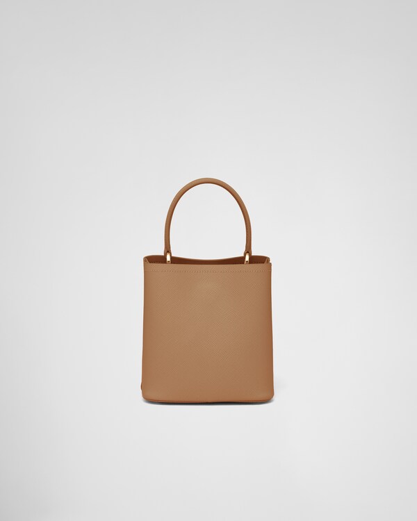 Bolso pequeño de piel Saffiano Prada Panier Bolso pequeño de piel Saffiano Prada Panier